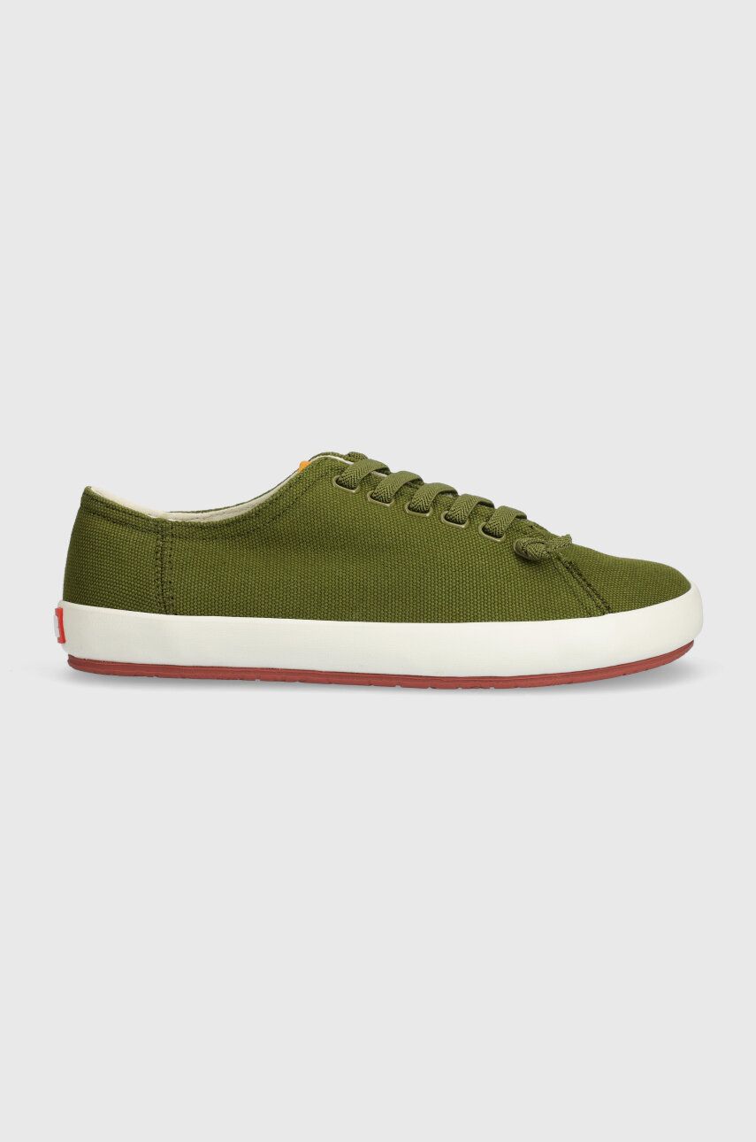 Camper tenisi Peu Rambla Vulcanizado barbati, culoarea verde, 18869.108 Camper tenisi Peu Rambla Vulcanizado barbati, culoarea verde, 18869.108