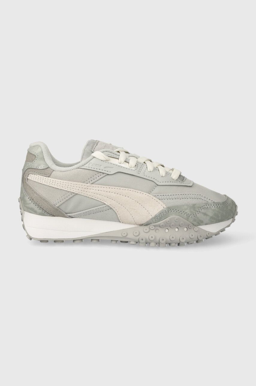 Puma sneakers Blktop Rider Retreat Yourself Wns culoarea gri 395975 Puma sneakers Blktop Rider Retreat Yourself Wns culoarea gri 395975