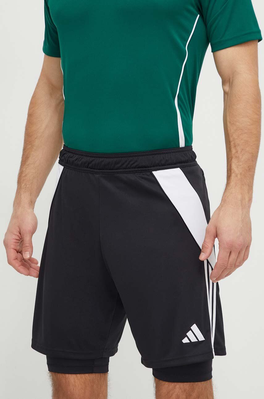 adidas Performance pantaloni scurți de antrenament Tiro 24 culoarea negru IJ5605 adidas Performance pantaloni scurți de antrenament Tiro 24 culoarea negru IJ5605