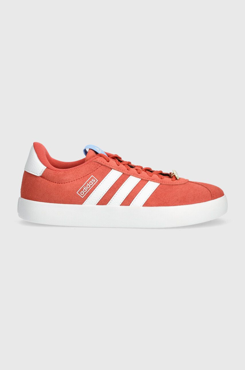 adidas sneakers din piele VL COURT 3.0 culoarea portocaliu ID9073 adidas sneakers din piele VL COURT 3.0 culoarea portocaliu ID9073