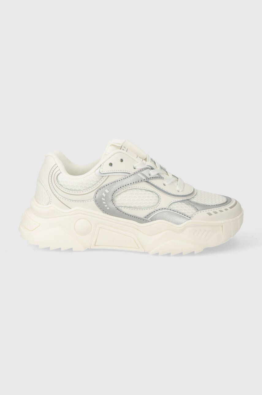 Tommy Jeans sneakers TJW CHUNKY RUNNER culoarea bej, EN0EN02492 Tommy Jeans sneakers TJW CHUNKY RUNNER culoarea bej, EN0EN02492