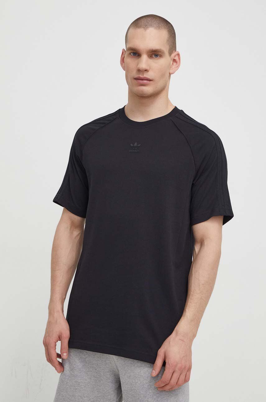 adidas Originals tricou din bumbac bărbați, culoarea negru, cu imprimeu IR9450 adidas Originals tricou din bumbac bărbați, culoarea negru, cu imprimeu IR9450