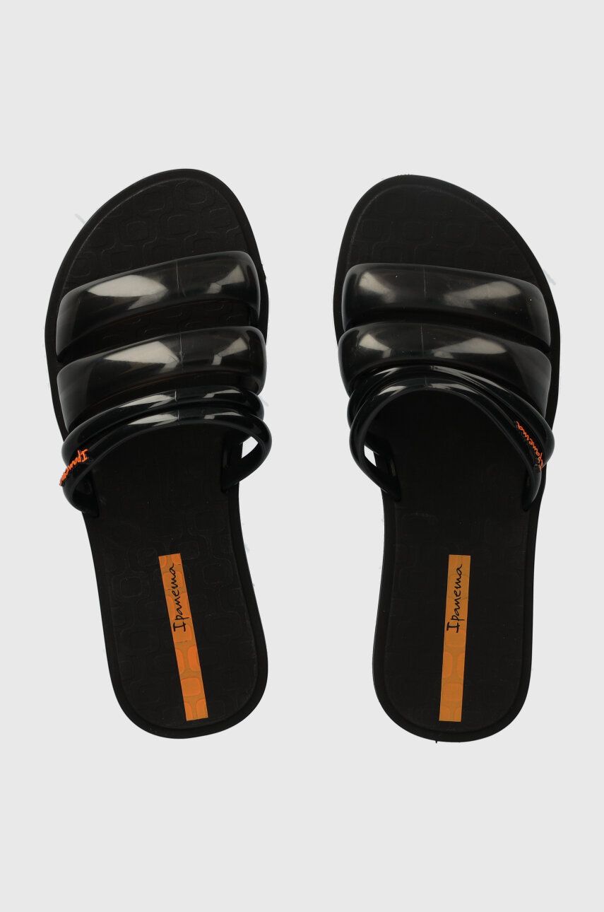 Ipanema papuci PUFFER SLIDE femei, culoarea negru, 26727-AQ188 Ipanema papuci PUFFER SLIDE femei, culoarea negru, 26727-AQ188