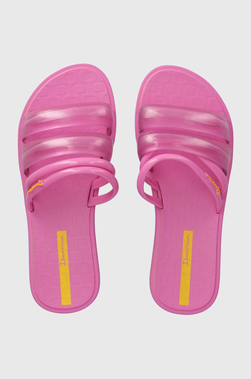 Ipanema papuci PUFFER SLIDE femei, culoarea roz, 26727-AQ186 Ipanema papuci PUFFER SLIDE femei, culoarea roz, 26727-AQ186