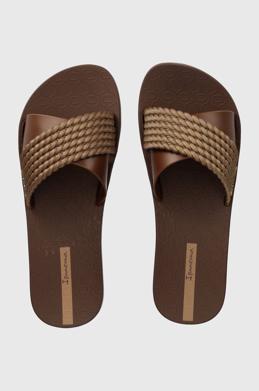 Ipanema papuci STREET II FE femei, culoarea maro, 83244-AS298 Ipanema papuci STREET II FE femei, culoarea maro, 83244-AS298