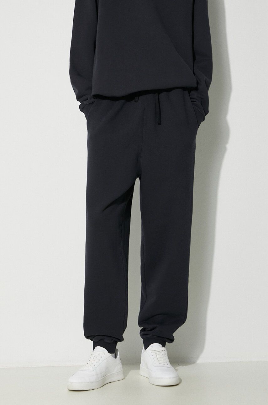 A-COLD-WALL* pantaloni de trening din bumbac Essential Sweatpant culoarea negru, uni, ACWMB274 A-COLD-WALL* pantaloni de trening din bumbac Essential Sweatpant culoarea negru, uni, ACWMB274
