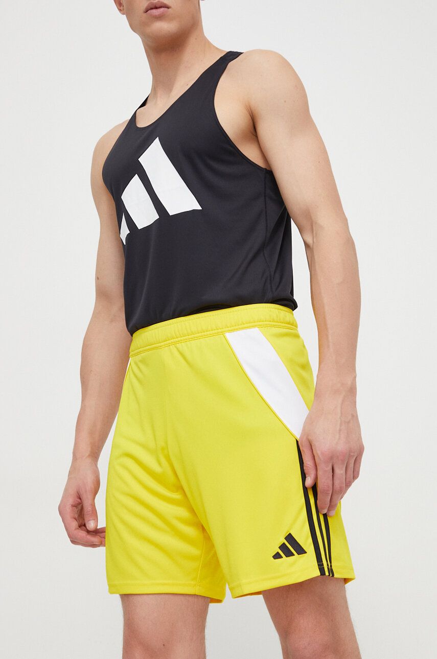 adidas Performance pantaloni scurți de antrenament Tiro 24 culoarea galben IS1409 adidas Performance pantaloni scurți de antrenament Tiro 24 culoarea galben IS1409