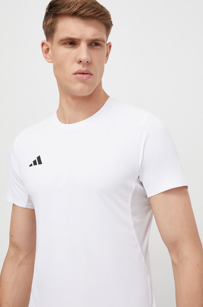 adidas Performance tricou de alergare Adizero culoarea alb, uni IN1157 adidas Performance tricou de alergare Adizero culoarea alb, uni IN1157