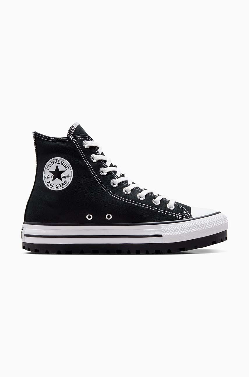 Converse tenisi Chuck Taylor All Star City Trek femei, culoarea negru, A06776C Converse tenisi Chuck Taylor All Star City Trek femei, culoarea negru, A06776C