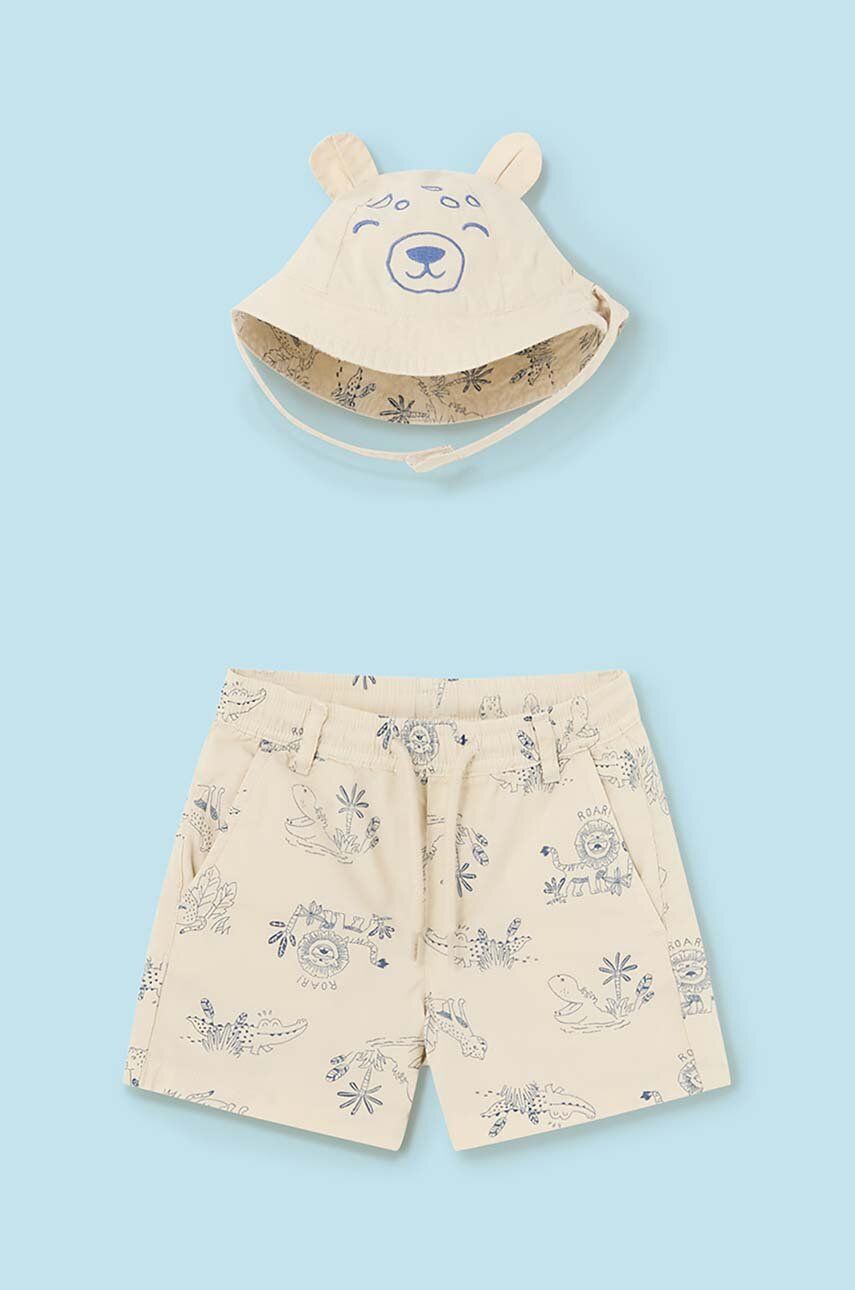 Mayoral pantaloni scurți de baie pentru bebeluși culoarea bej Mayoral pantaloni scurți de baie pentru bebeluși culoarea bej
