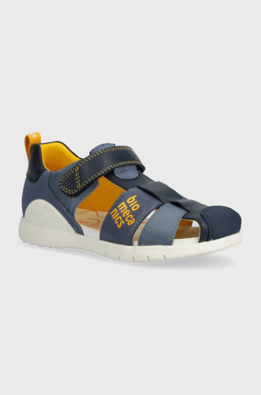 Biomecanics sandale din piele pentru copii culoarea albastru marin Biomecanics sandale din piele pentru copii culoarea albastru marin