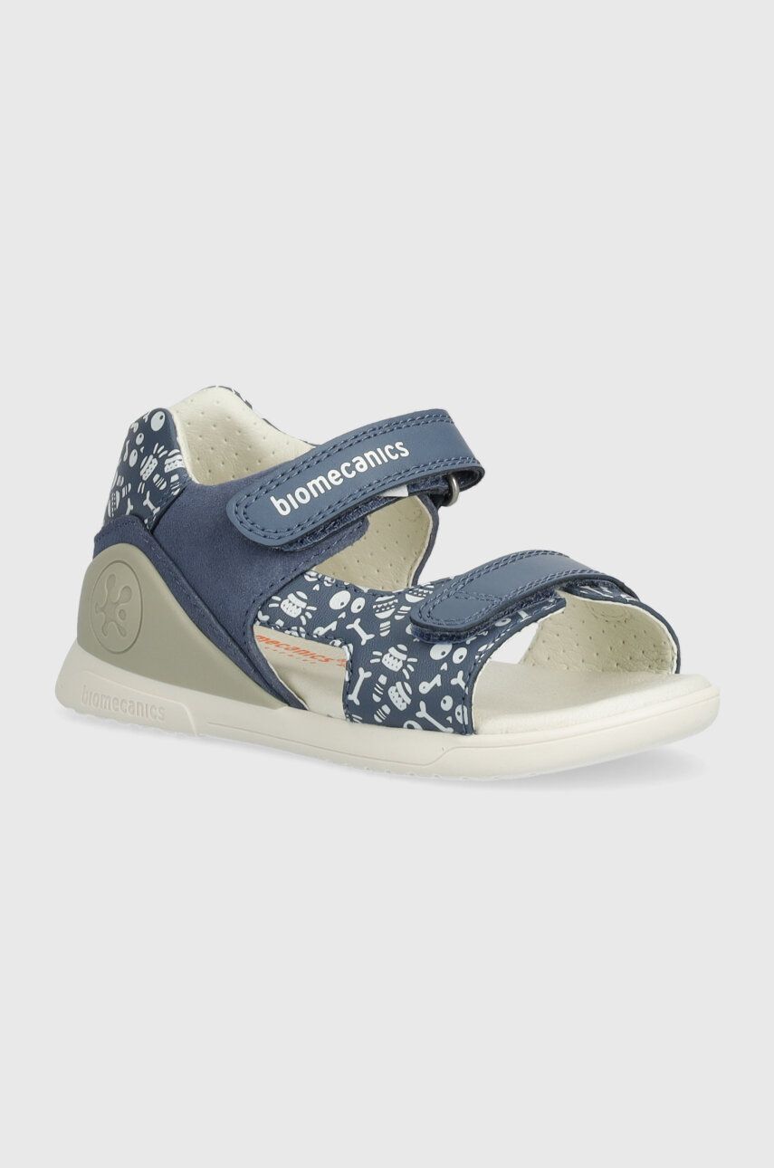 Biomecanics sandale din piele pentru copii culoarea albastru marin Biomecanics sandale din piele pentru copii culoarea albastru marin