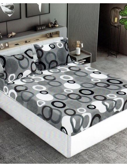 Husa Cocolino cu Elastic En-Gros, 3 Piese, pentru Pat Dublu, 180 x 200 cm, Gri Husa Cocolino cu Elastic En-Gros, 3 Piese, pentru Pat Dublu, 180 x 200 cm, Gri