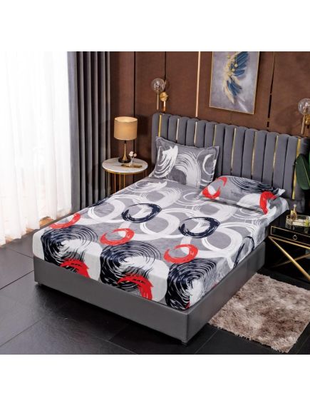 Husa Cocolino cu Elastic En-Gros, 3 Piese, pentru Pat Dublu, 180 x 200 cm, Gri Husa Cocolino cu Elastic En-Gros, 3 Piese, pentru Pat Dublu, 180 x 200 cm, Gri