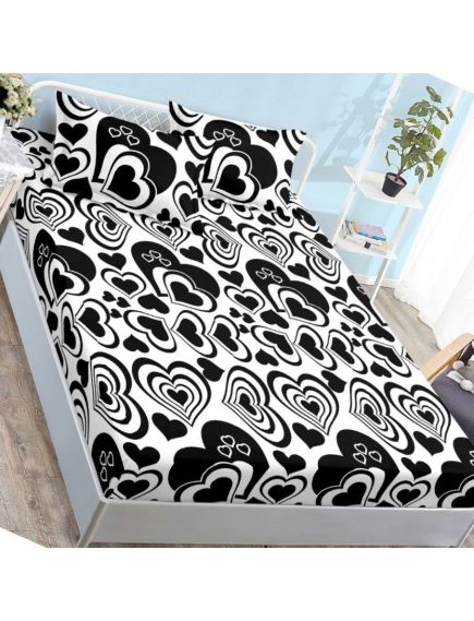 Husa Cocolino cu Elastic En-Gros, 3 Piese, pentru Pat Dublu, 180 x 200 cm, Negru Husa Cocolino cu Elastic En-Gros, 3 Piese, pentru Pat Dublu, 180 x 200 cm, Negru
