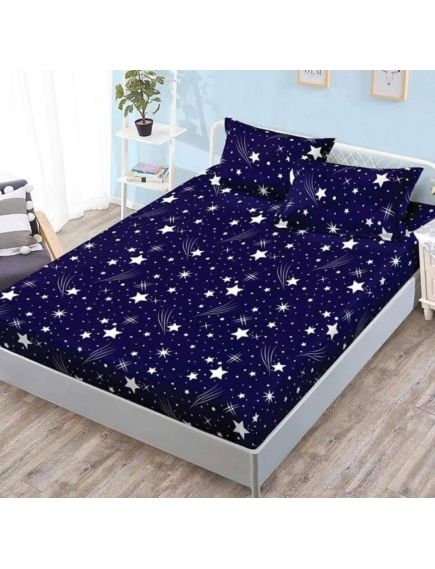 Husa Cocolino cu Elastic En-Gros, pentru Pat Dublu, 180 x 200 cm, Albastru Husa Cocolino cu Elastic En-Gros, pentru Pat Dublu, 180 x 200 cm, Albastru