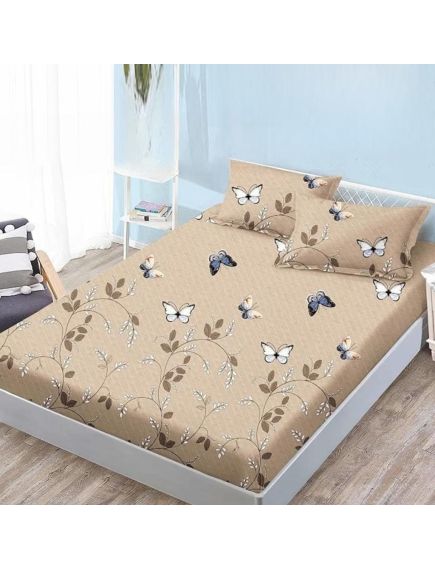Husa Cocolino cu Elastic En-Gros, pentru Pat Dublu, 180 x 200 cm, Maro Deschis Husa Cocolino cu Elastic En-Gros, pentru Pat Dublu, 180 x 200 cm, Maro Deschis