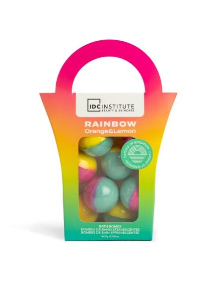 Set 8 bile efervescente de baie Rainbow, IDC Institute 99025, 8 x 15g Engros Set 8 bile efervescente de baie Rainbow, IDC Institute 99025, 8 x 15g Engros