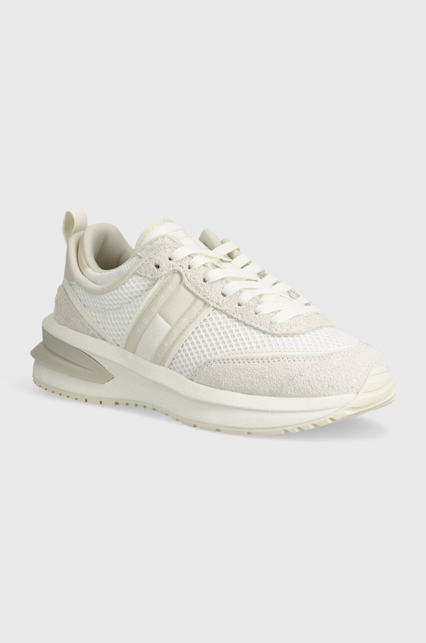 Tommy Jeans sneakers TJW NEW TECH RUNNER culoarea bej, EN0EN02490 Tommy Jeans sneakers TJW NEW TECH RUNNER culoarea bej, EN0EN02490