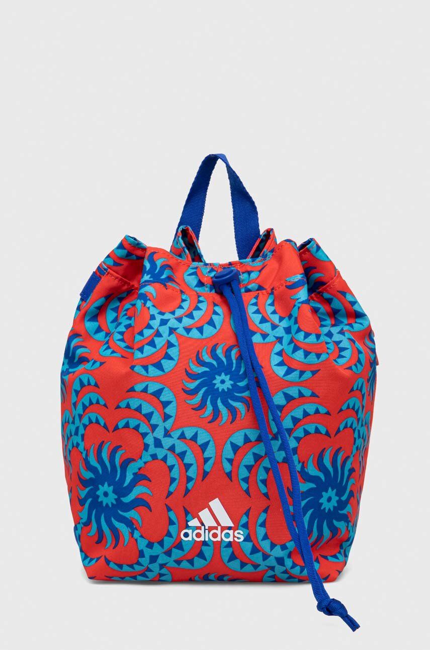 adidas Performance rucsac Farm Rio femei, culoarea roșu, mic, cu model IS3348 adidas Performance rucsac Farm Rio femei, culoarea roșu, mic, cu model IS3348