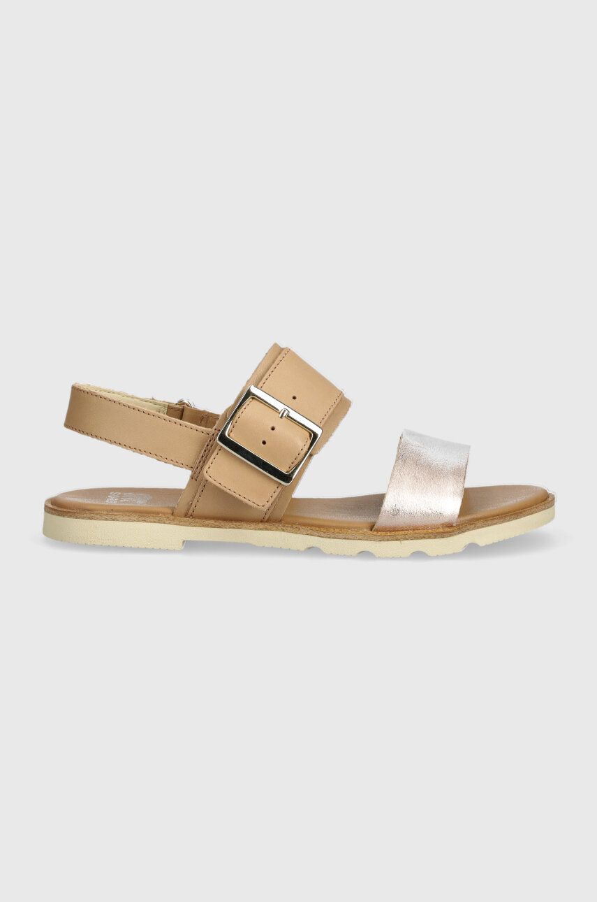 Sorel sandale de piele ELLA III SLINGBACK femei, culoarea bej, 2069721246 Sorel sandale de piele ELLA III SLINGBACK femei, culoarea bej, 2069721246
