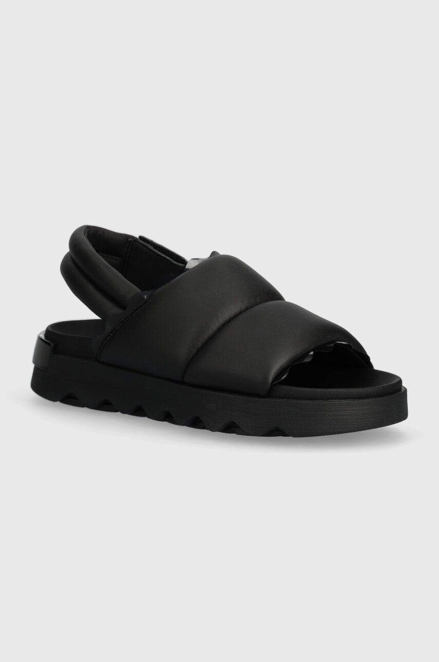 Sorel sandale de piele VIIBE SLINGBACK femei, culoarea negru, 2069941010 Sorel sandale de piele VIIBE SLINGBACK femei, culoarea negru, 2069941010