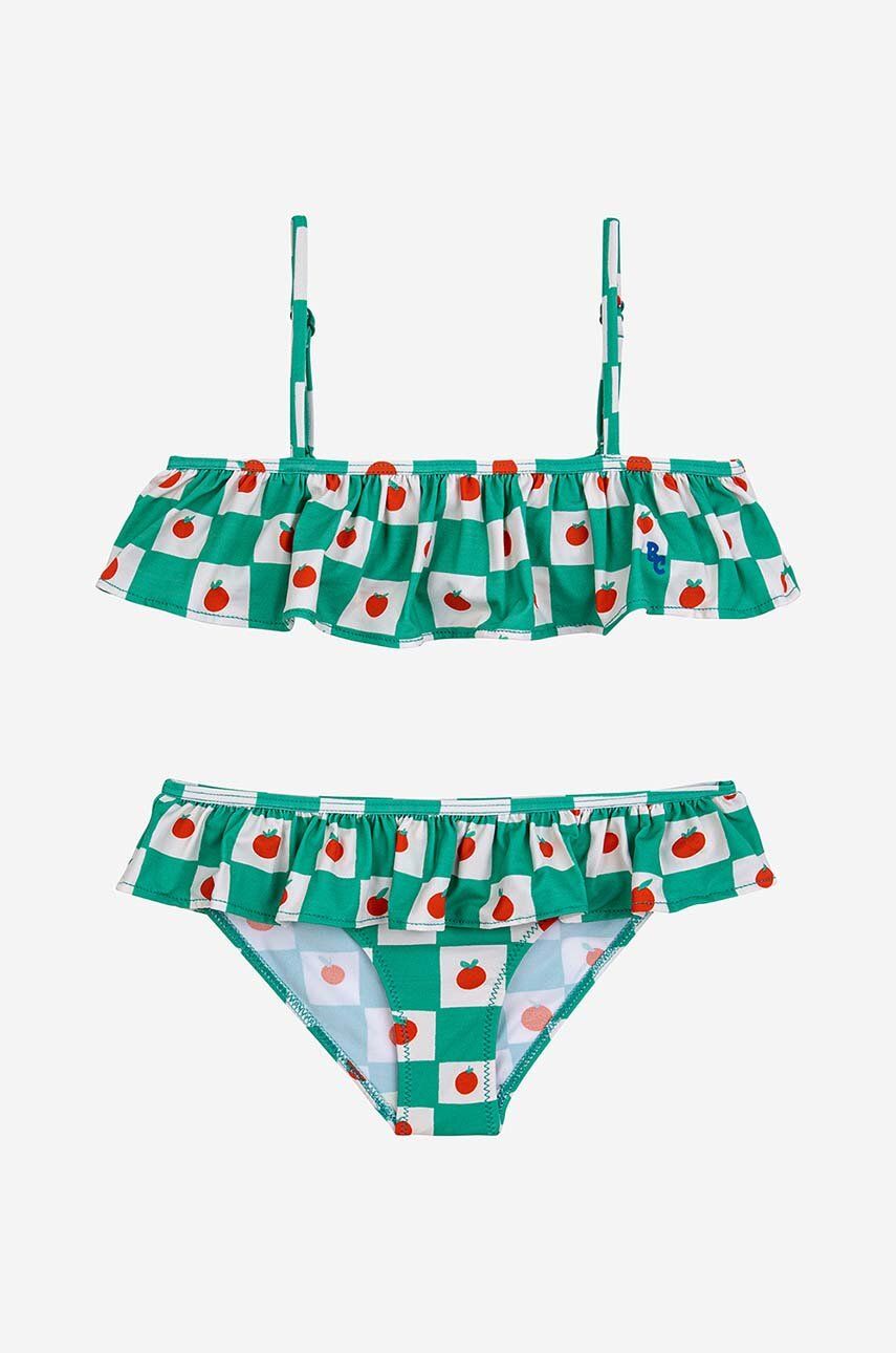 Bobo Choses costum de baie pentru copii din două piese culoarea verde Bobo Choses costum de baie pentru copii din două piese culoarea verde