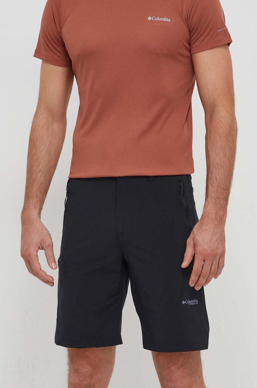 Columbia pantaloni scurți outdoor Triple Canyon II culoarea negru 2071973 Columbia pantaloni scurți outdoor Triple Canyon II culoarea negru 2071973