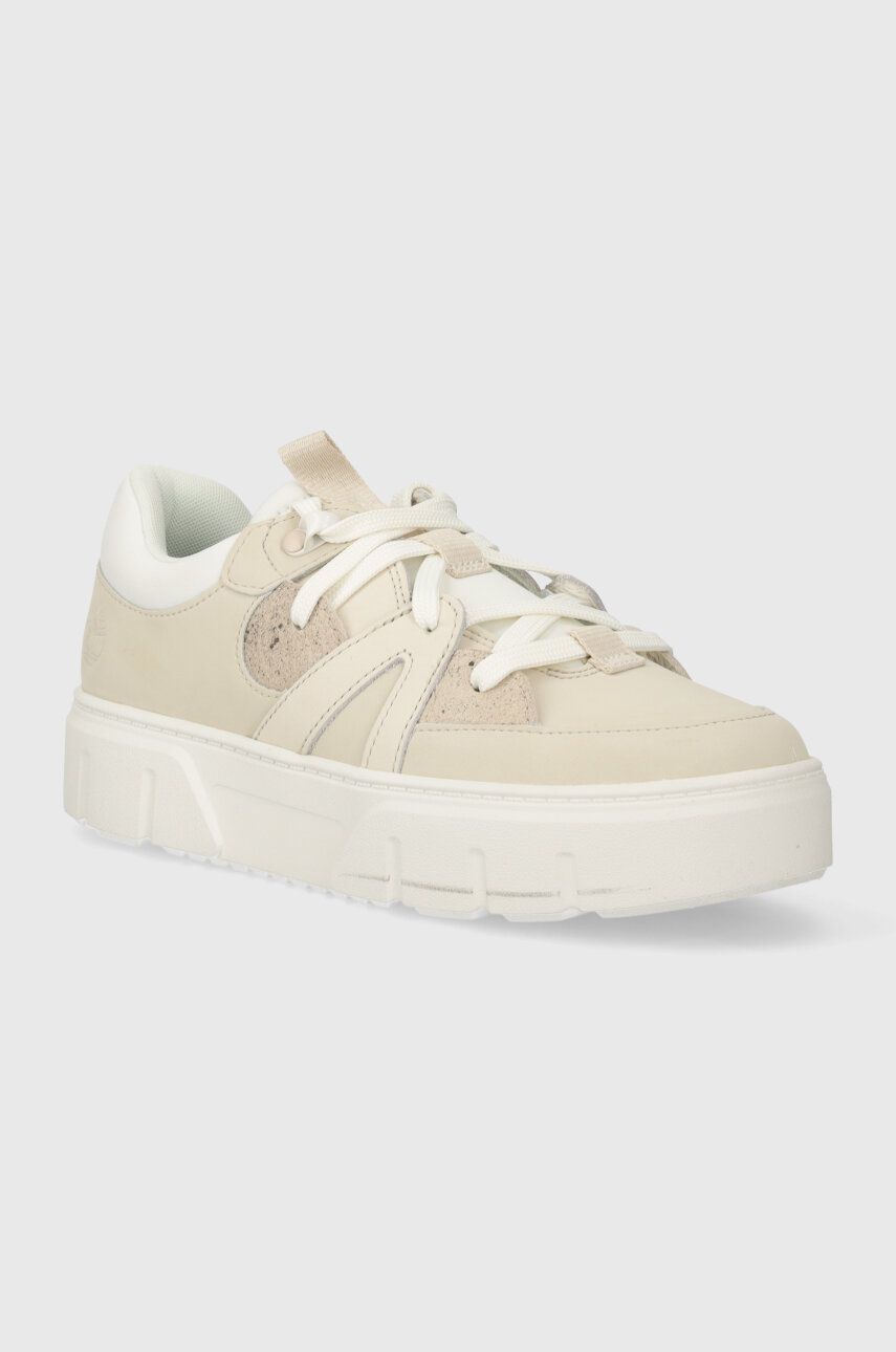 Timberland sneakers din piele Laurel Court culoarea bej, TB0A61DMEM31 Timberland sneakers din piele Laurel Court culoarea bej, TB0A61DMEM31