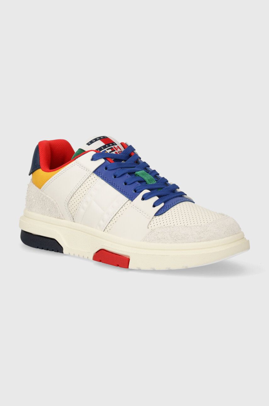 Tommy Jeans sneakers din piele THE BROOKLYN ARCHIVE GAMES multicolor, EN0EN02647 Tommy Jeans sneakers din piele THE BROOKLYN ARCHIVE GAMES multicolor, EN0EN02647