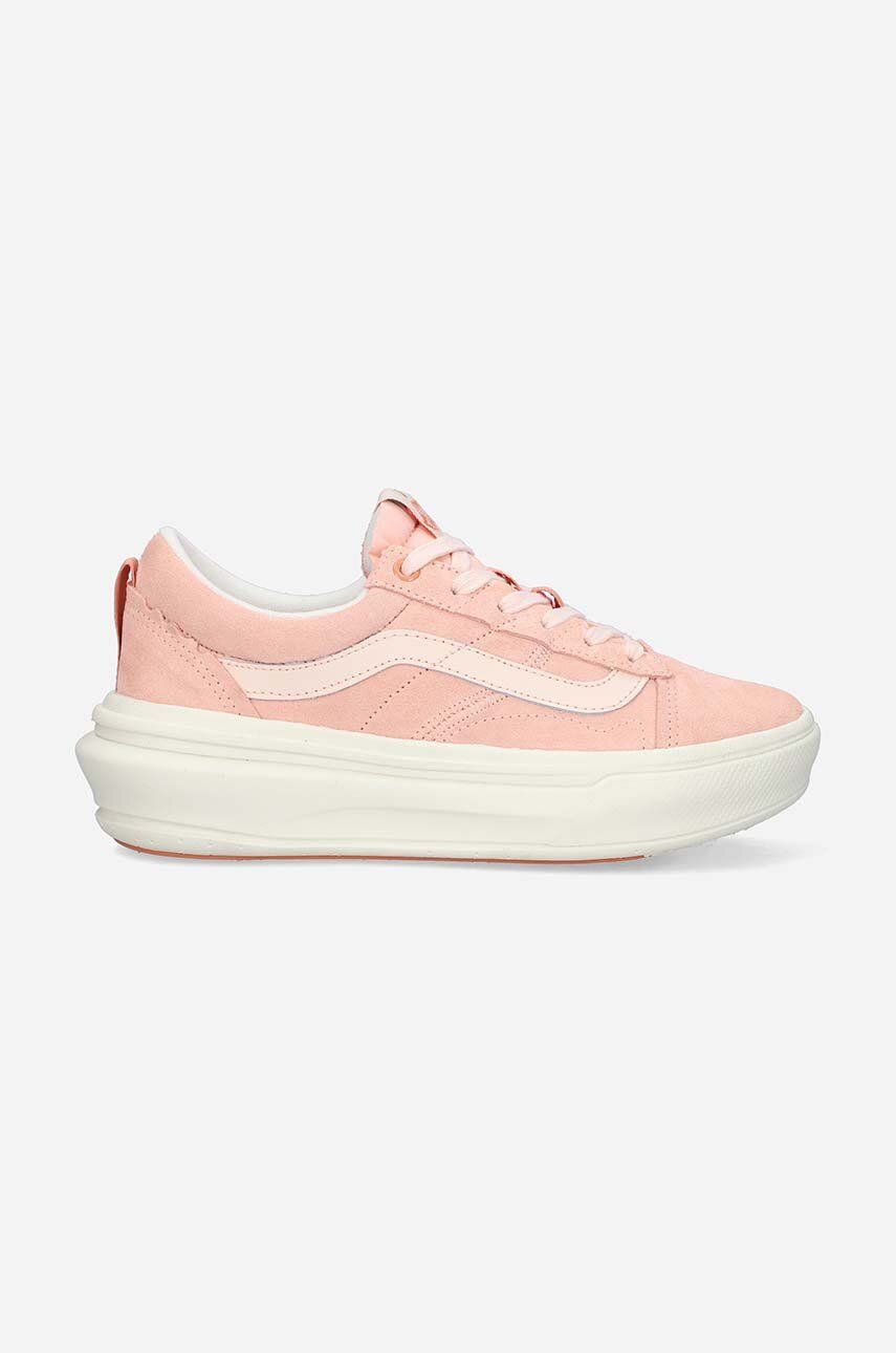Vans teniși Old Skool Overt Plus femei, culoarea roz VN0005WJ448-pink Vans teniși Old Skool Overt Plus femei, culoarea roz VN0005WJ448-pink