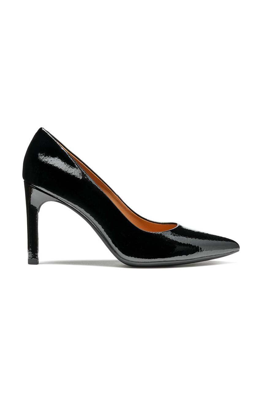 Geox stilettos de piele D FAVIOLA culoarea negru, D828UC 000FM C9999 Geox stilettos de piele D FAVIOLA culoarea negru, D828UC 000FM C9999