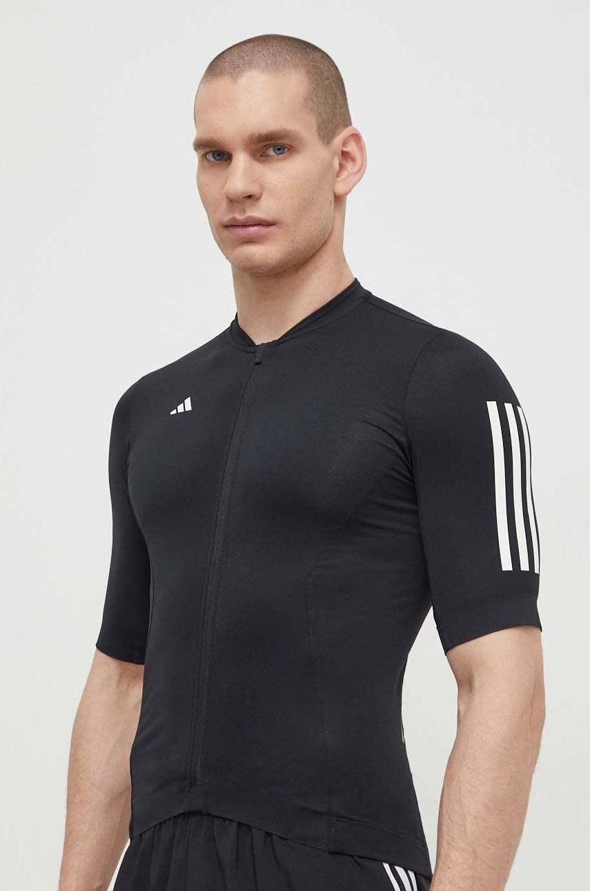 adidas Performance tricou de ciclism culoarea negru, cu imprimeu, IR7933 adidas Performance tricou de ciclism culoarea negru, cu imprimeu, IR7933