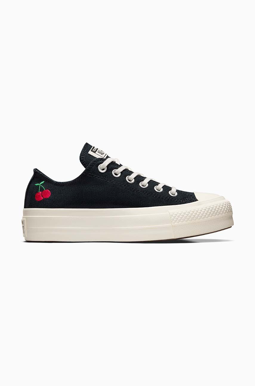 Converse tenisi Chuck Taylor All Star Lift femei, culoarea negru, A08862C Converse tenisi Chuck Taylor All Star Lift femei, culoarea negru, A08862C