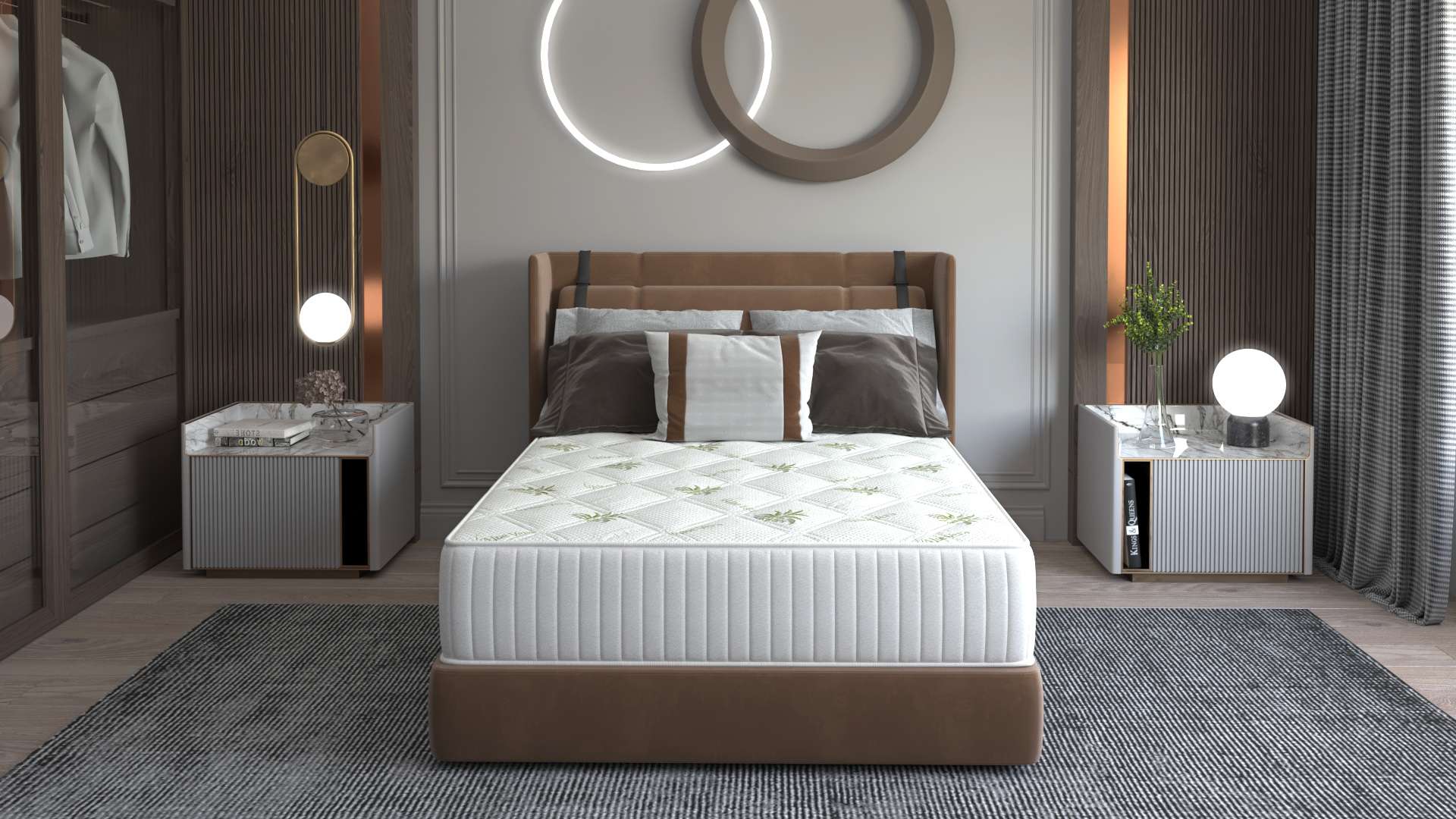 Saltea cu memorie Somnart Memory Ultimate 160x200, înălțime 24 cm, husă cu Aloe Vera, cu mânere, fermitate mare Saltea cu memorie Somnart Memory Ultimate 160x200, înălțime 24 cm, husă cu Aloe Vera, cu mânere, fermitate mare