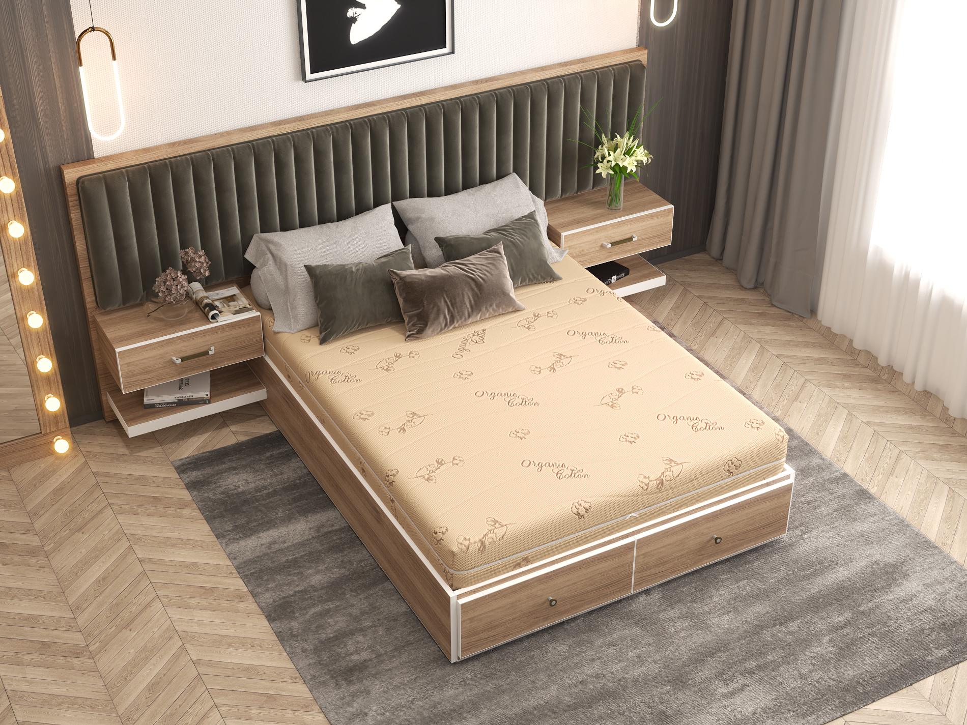 Saltea cu spuma poliuretanica Somnart Ortopedic Bio Cotton 160x200, inaltime 17 cm, ortopedica, husa detasabila si lavabila, fermitate medie Saltea cu spuma poliuretanica Somnart Ortopedic Bio Cotton 160x200, inaltime 17 cm, ortopedica, husa detasabila si lavabila, fermitate medie