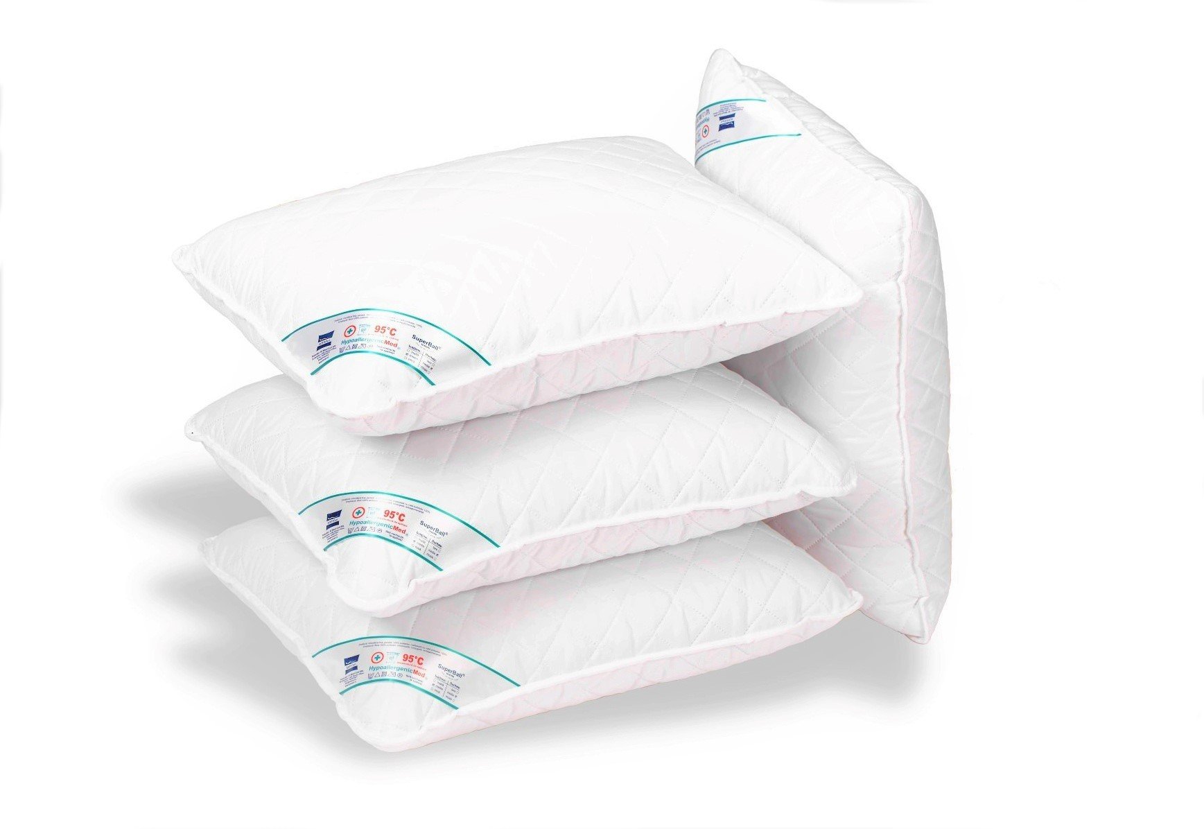 SET 4 Perne Medicinale Hipoalergenice Somnart 50x70cm, HypoallergenicMed, matlasate, lavabile la 95 de grade, fermitate medie spre tare SET 4 Perne Medicinale Hipoalergenice Somnart 50x70cm, HypoallergenicMed, matlasate, lavabile la 95 de grade, fermitate medie spre tare