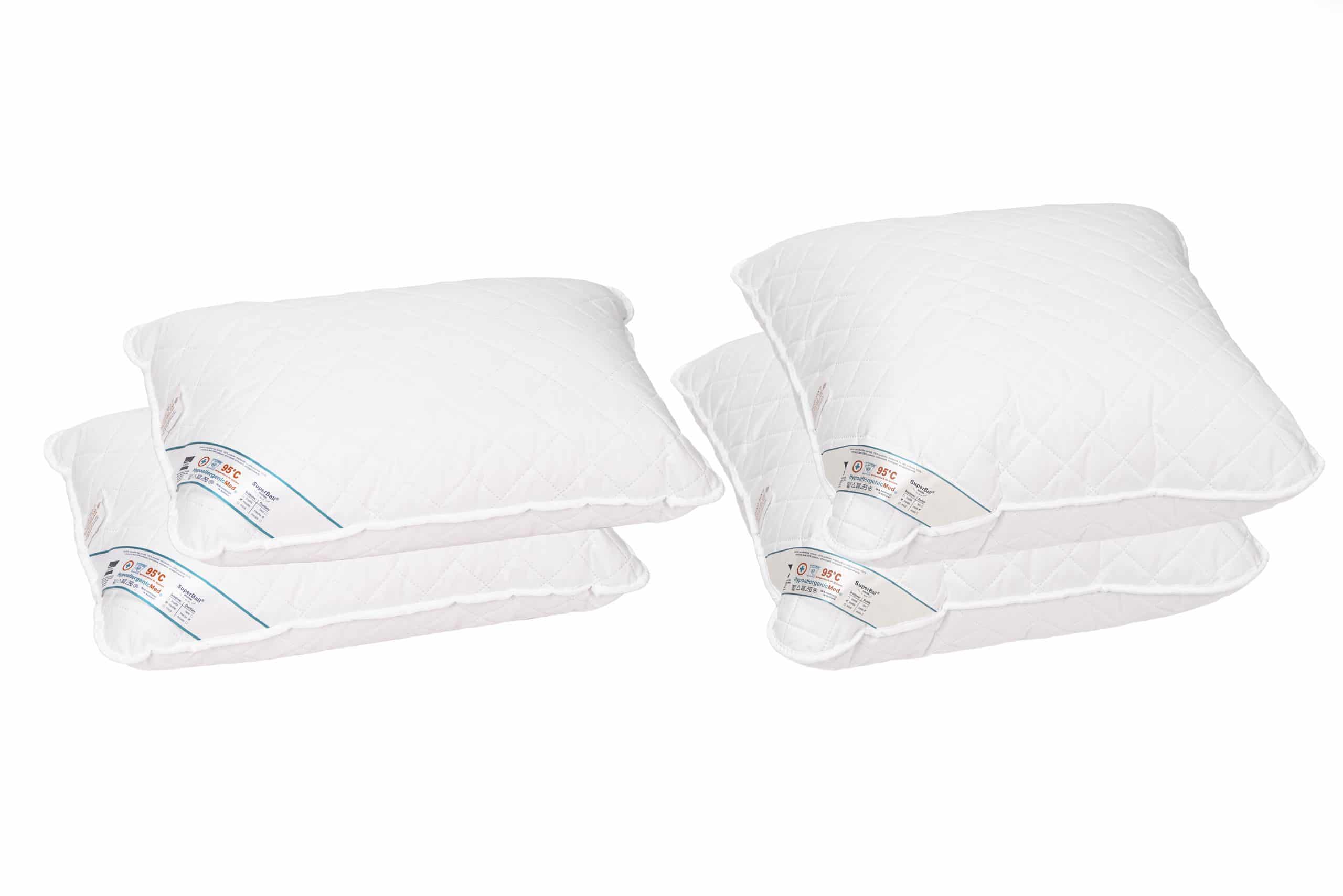 Set 2 perne 50x70 cm si 2 perne 70x70 cm HypoallergenicMed Somnart, microfibra matlasata Set 2 perne 50x70 cm si 2 perne 70x70 cm HypoallergenicMed Somnart, microfibra matlasata