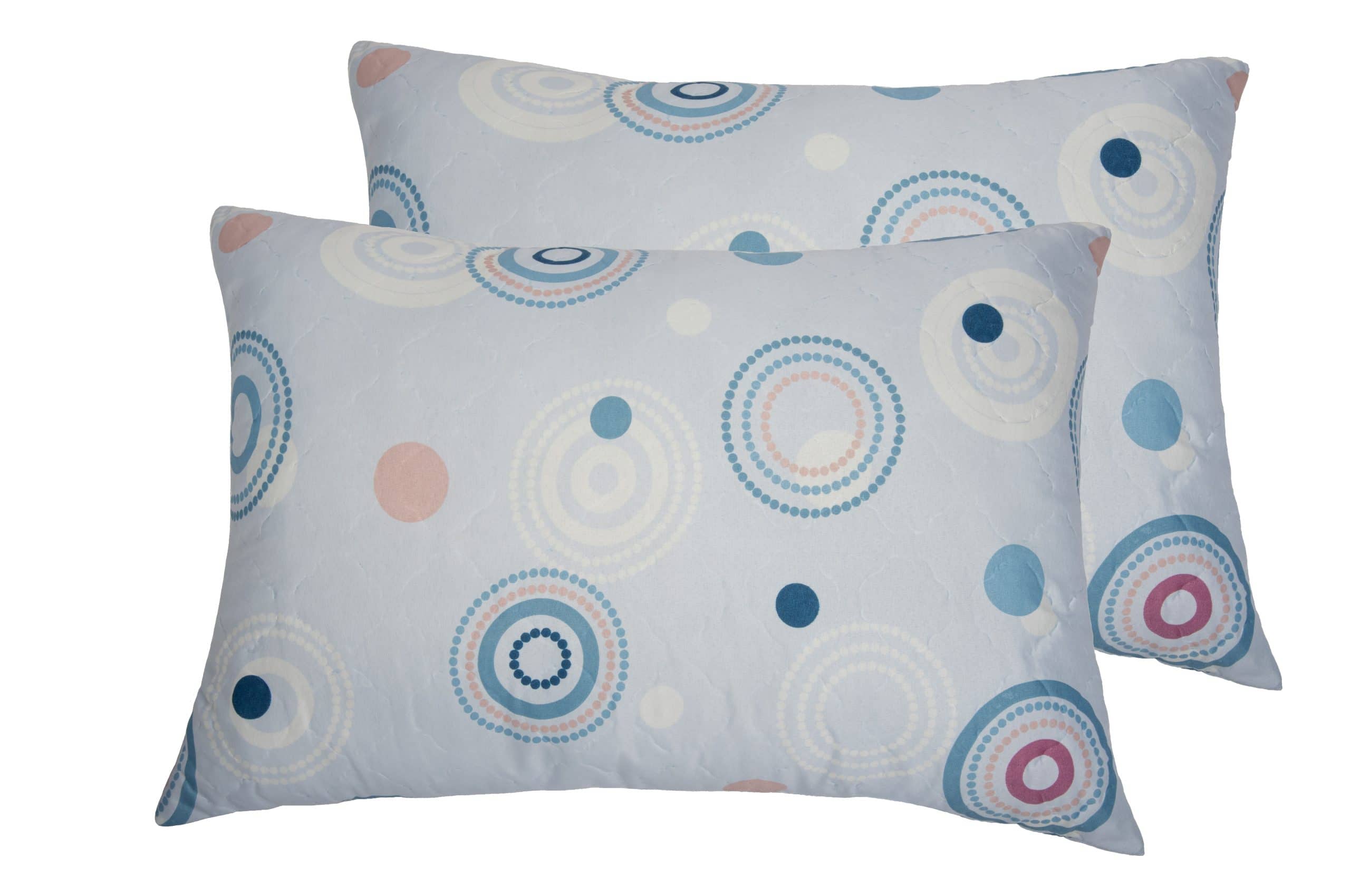 Set 2 perne matlasate Circles Somnart 50x70 cm, microfibra Set 2 perne matlasate Circles Somnart 50x70 cm, microfibra