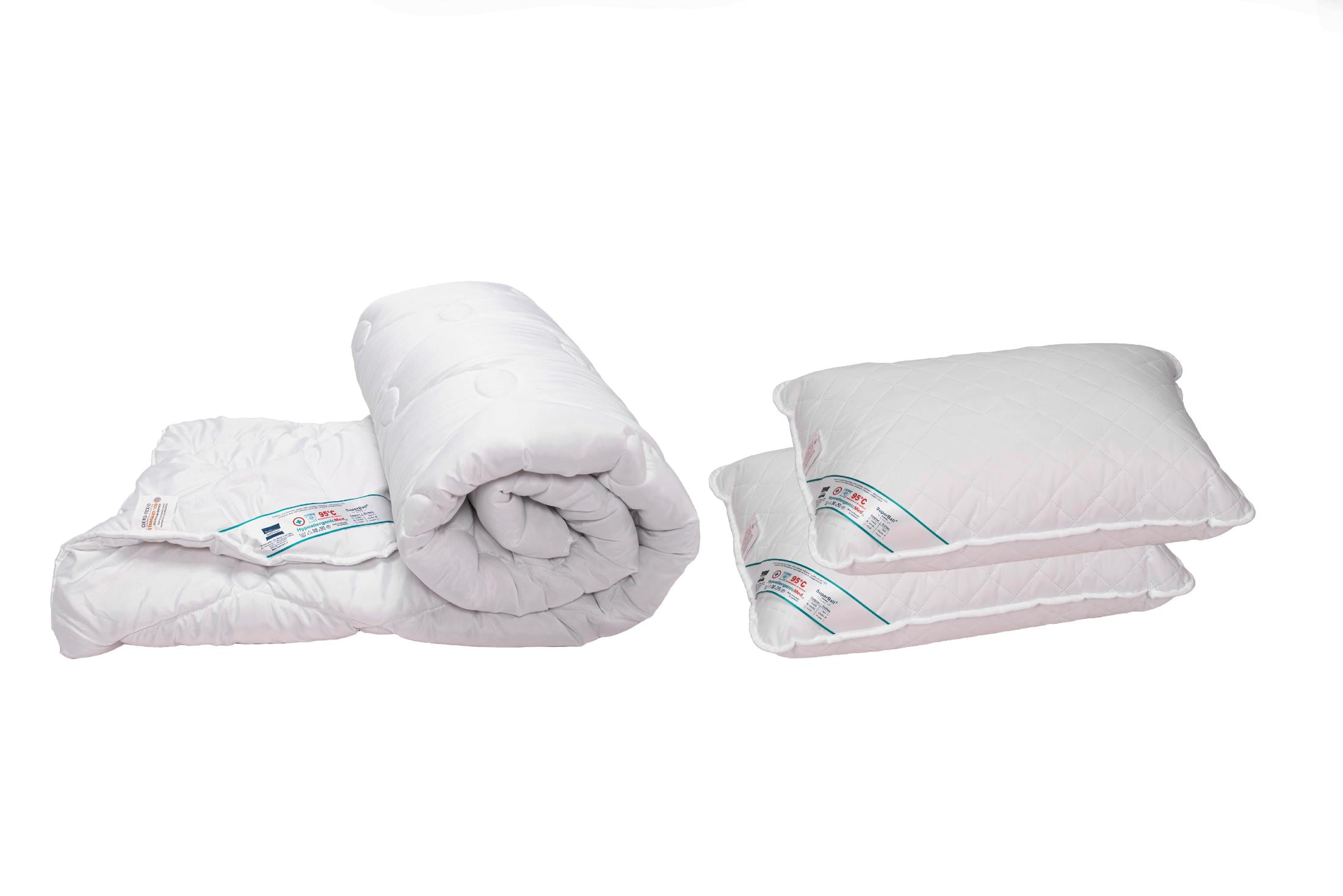Set pilota 180x200 cm, 200g si 2 perne 50x70 cm HypoallergenicMed Somnart, microfibra matlasata Set pilota 180x200 cm, 200g si 2 perne 50x70 cm HypoallergenicMed Somnart, microfibra matlasata