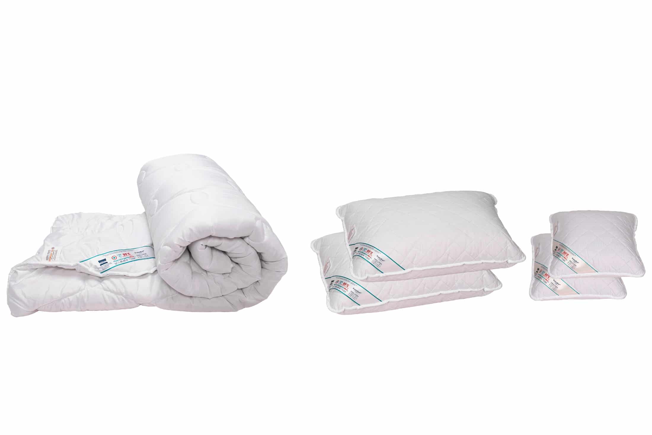 Set pilota 180x200 cm, 200g si 2 perne 50x70 cm si 2 perne 40x40 cm HypoallergenicMed Somnart, microfibra matlasata Set pilota 180x200 cm, 200g si 2 perne 50x70 cm si 2 perne 40x40 cm HypoallergenicMed Somnart, microfibra matlasata