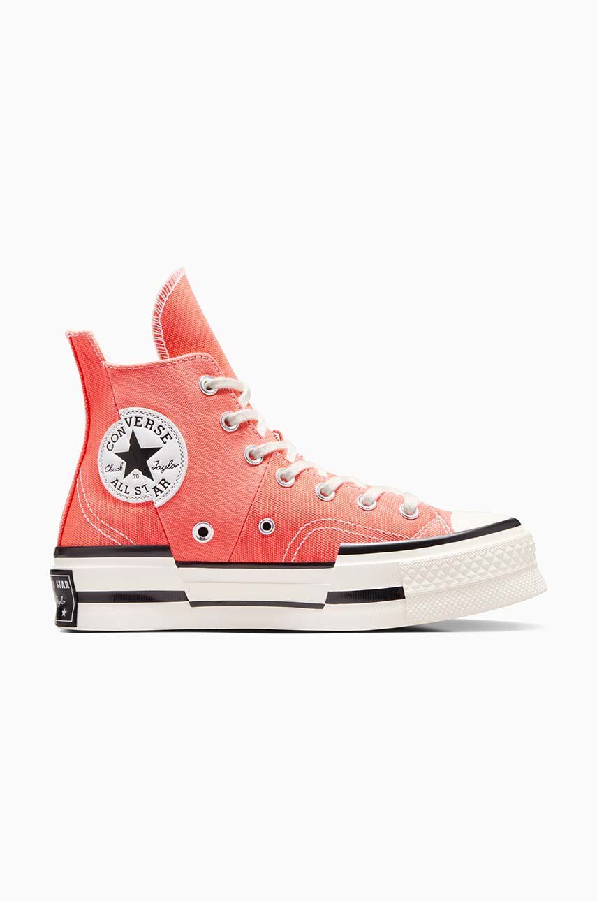 Converse tenisi Chuck 70 Plus femei, culoarea portocaliu, A06432C Converse tenisi Chuck 70 Plus femei, culoarea portocaliu, A06432C