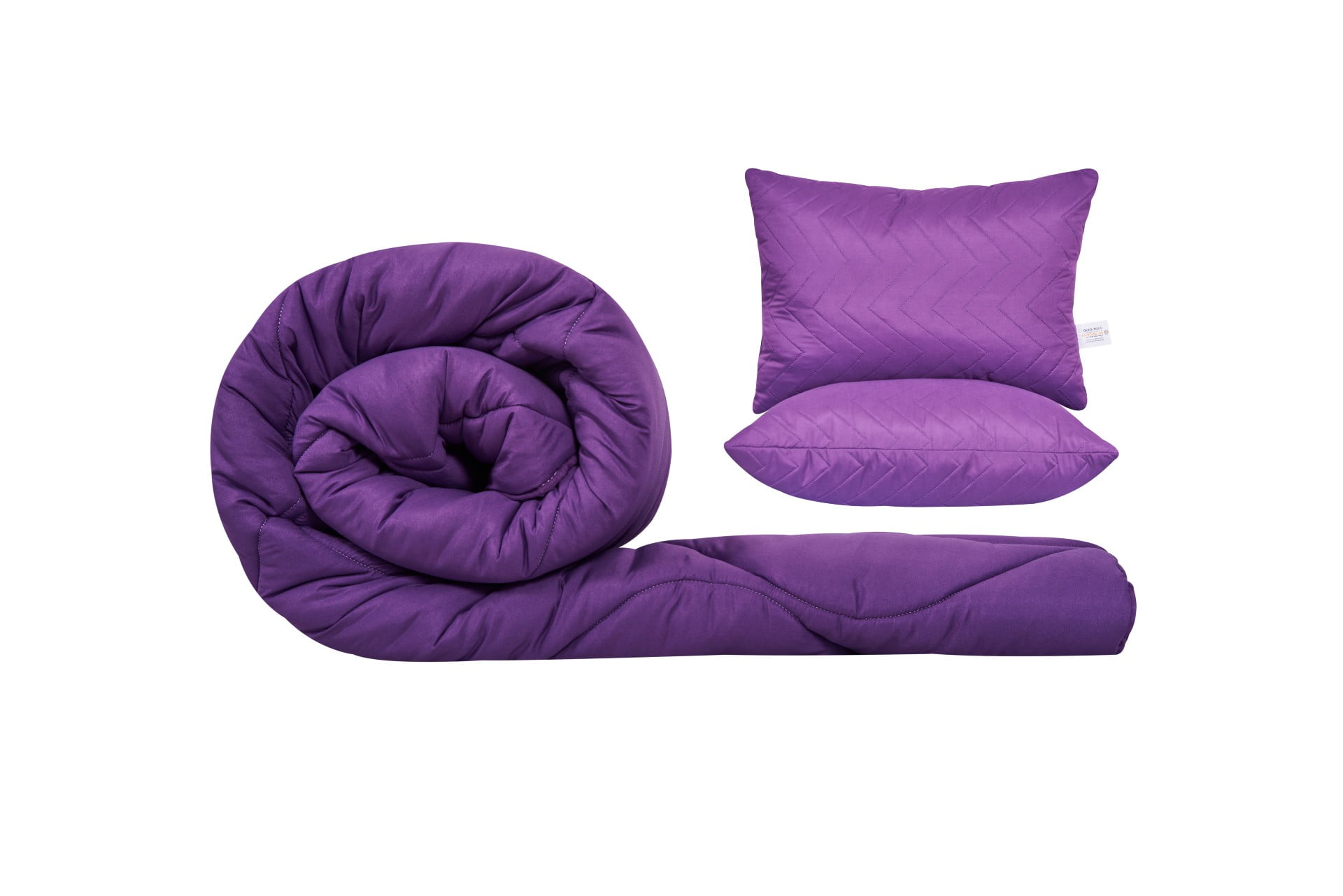 Set SomnART gama Coral, Pilota 200x220 cm si 2 perne 50x70 cm Purple Magic Set SomnART gama Coral, Pilota 200x220 cm si 2 perne 50x70 cm Purple Magic