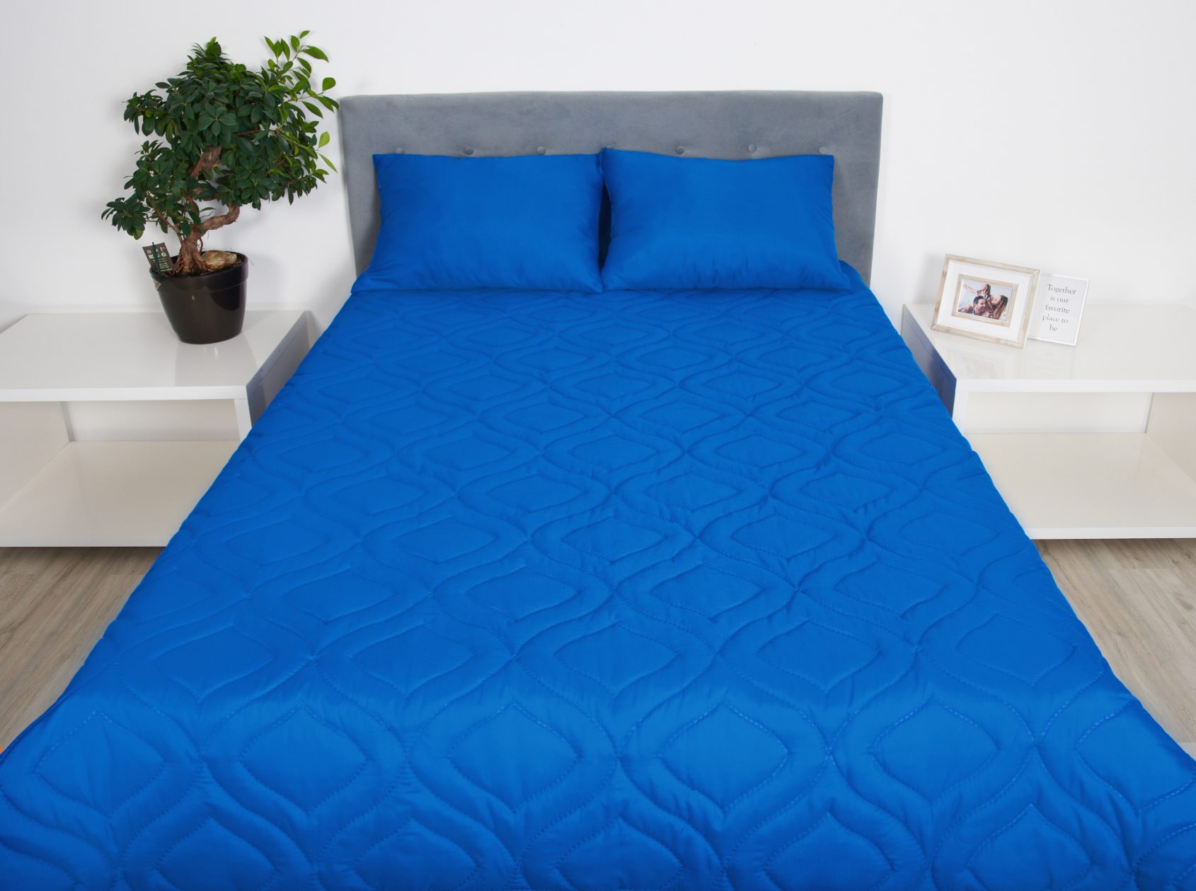 Pilota de vară 200x220 Somnart Belina, microfibra, lavabila la masina, vidata, Albastru Pilota de vară 200x220 Somnart Belina, microfibra, lavabila la masina, vidata, Albastru