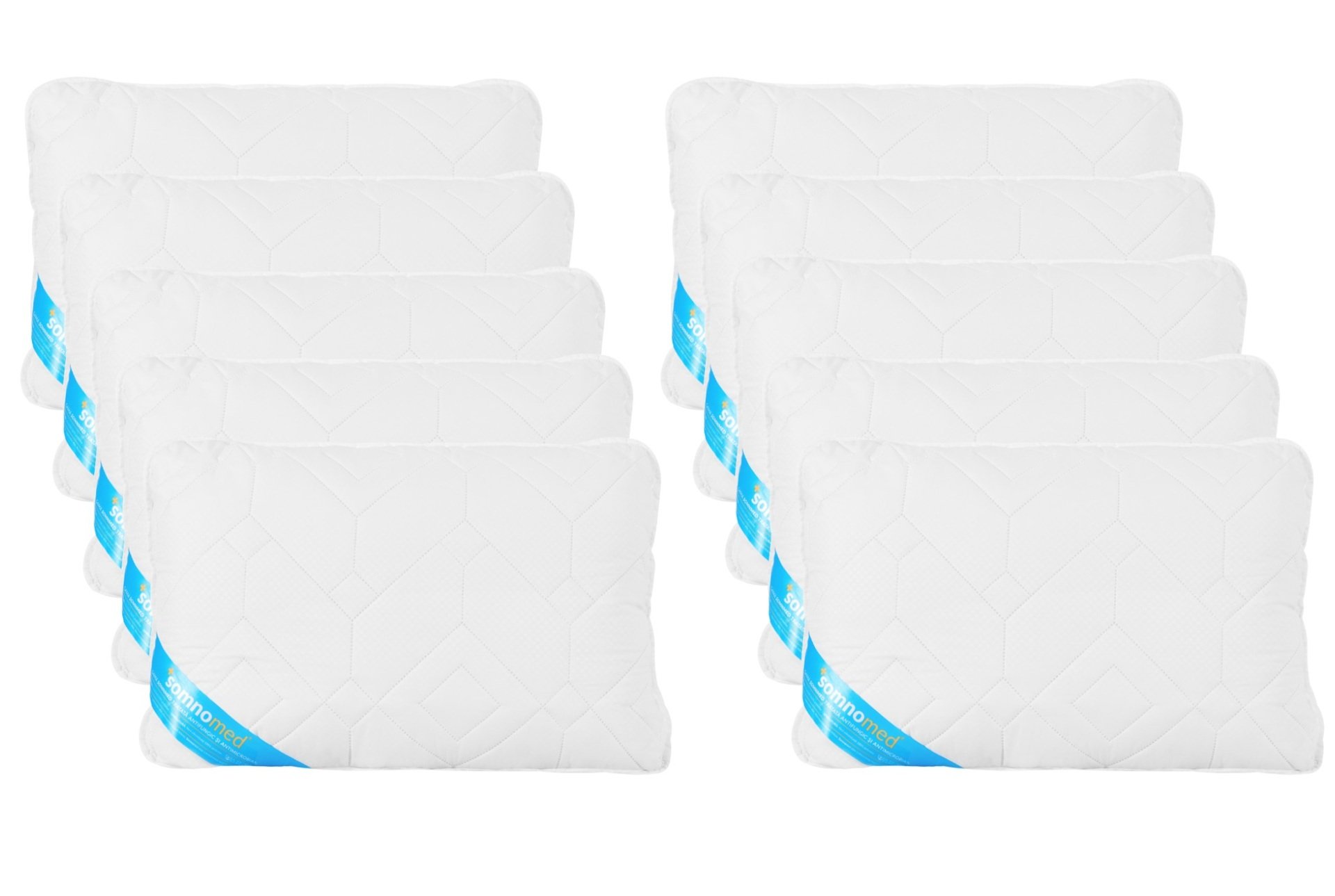 SET 10 Perne Somnomed Antimicrobiene si Antifungice lavabile la 95°C - 50 x 70 cm, vidat SET 10 Perne Somnomed Antimicrobiene si Antifungice lavabile la 95°C - 50 x 70 cm, vidat