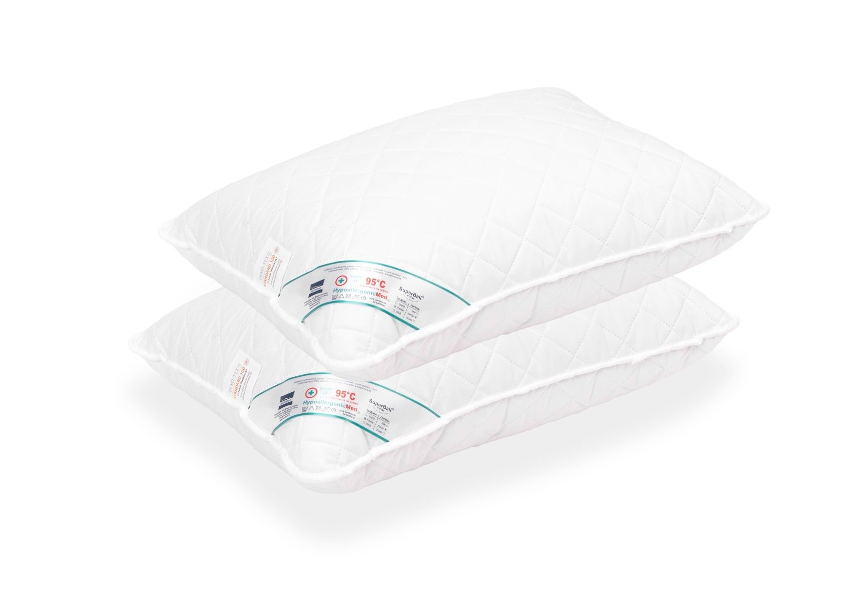 Set 2 Perne Medicinale Hipoalergenice Somnart 50x70cm, HypoallergenicMed, lavabile la 95 grade Set 2 Perne Medicinale Hipoalergenice Somnart 50x70cm, HypoallergenicMed, lavabile la 95 grade