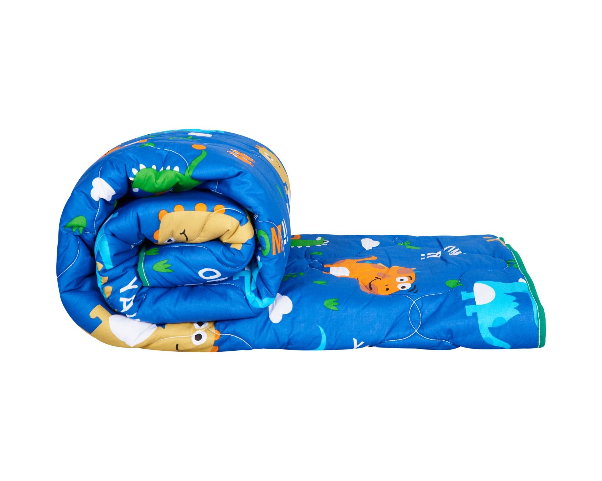 Pilota bumbac Somnart Dinozauri, 180x200cm, umplutura 300 gsm Pilota bumbac Somnart Dinozauri, 180x200cm, umplutura 300 gsm