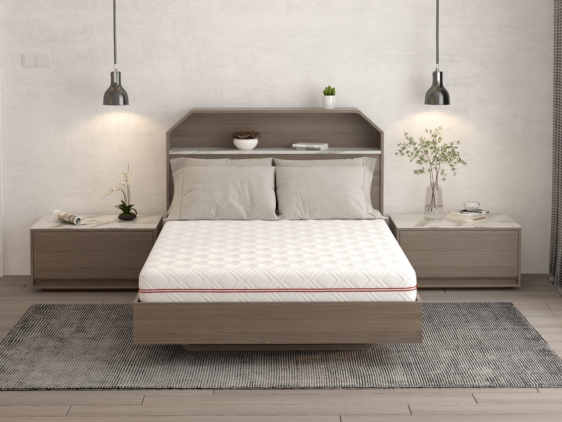 Saltea cu memorie SOMNART 90x200, înălțime 17 cm, ortopedică, husă detașabilă cu fermoar, fermitate medie Saltea cu memorie SOMNART 90x200, înălțime 17 cm, ortopedică, husă detașabilă cu fermoar, fermitate medie