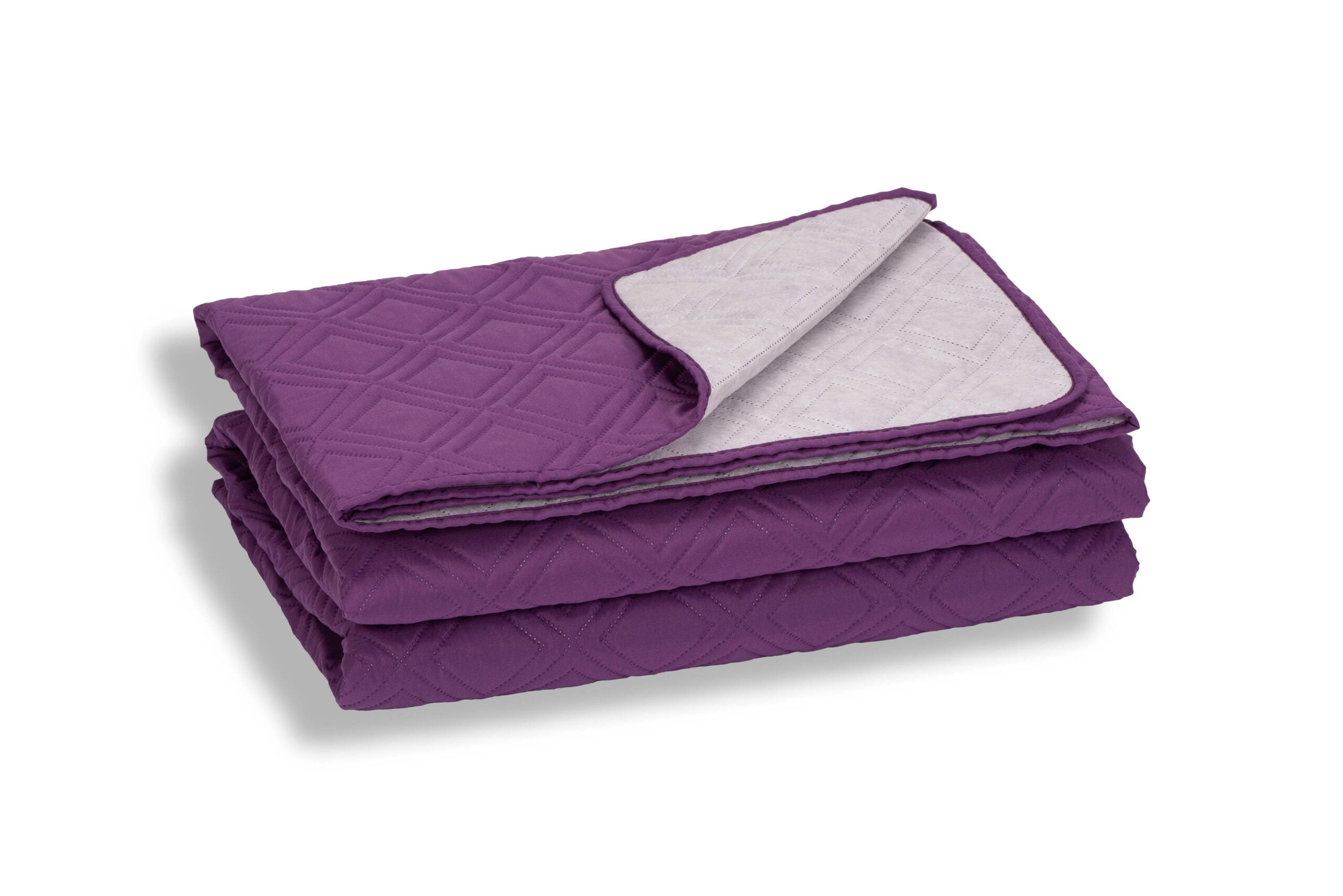 3 x Cuvertura de pat Somnart, mov, microfibra soft-touch, 220x240 cm 3 x Cuvertura de pat Somnart, mov, microfibra soft-touch, 220x240 cm