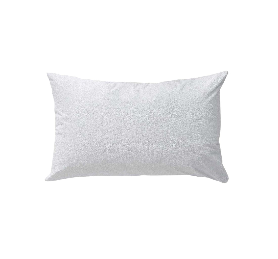 Husa perna impermeabila din frotir bumbac cu fermoar, 50x70 cm Husa perna impermeabila din frotir bumbac cu fermoar, 50x70 cm